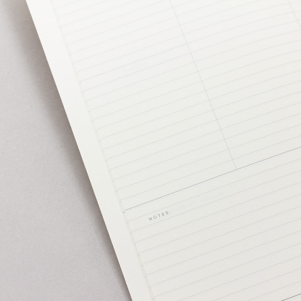 Notem Milo Weekly Planner Heft Wochenplaner – undatierter Kalender