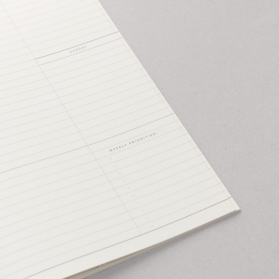 Notem Milo Weekly Planner Heft Wochenplaner – undatierter Kalender