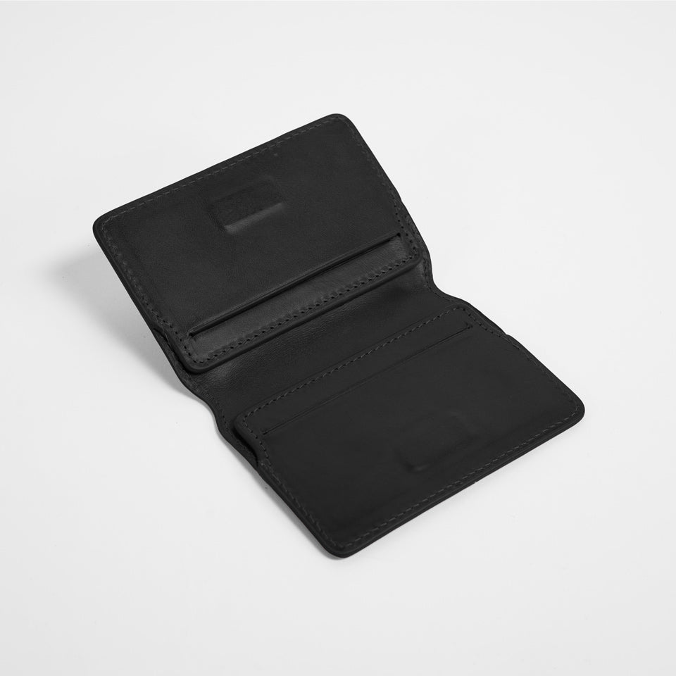 o my bag Visitenkartenetui Leder schwarz – Geldbeutel & Visitenkartenetuis