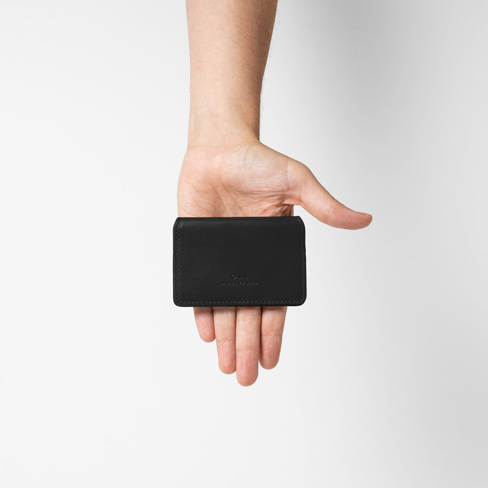 o my bag Visitenkartenetui Leder schwarz – Geldbeutel & Visitenkartenetuis