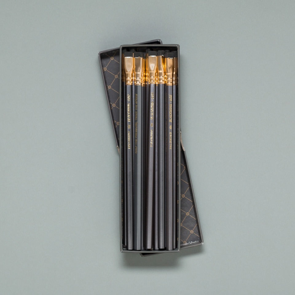 Blackwing Bleistift Palomino 12er Set 2B grey – Bleistifte