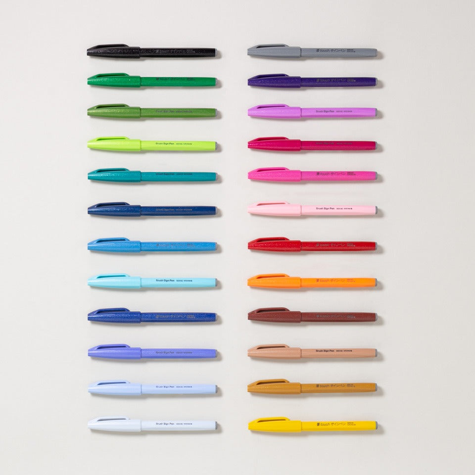 Pentel Brush Sign Pen Pinselstift – Filzstifte/Fineliner