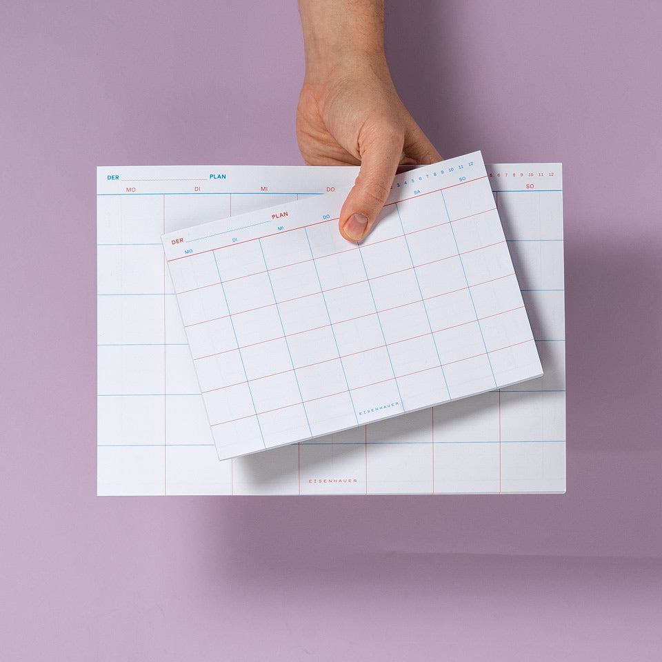 Notizblock Eisenhauer Planer