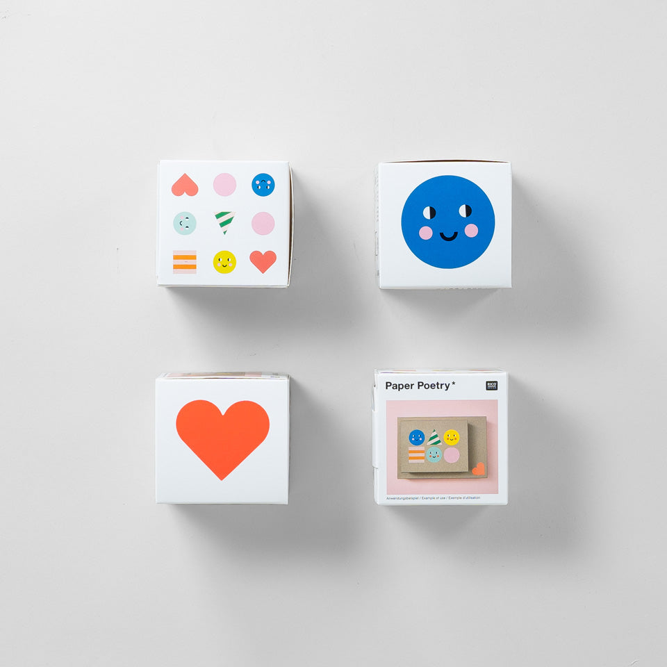 Rico Sticker auf Rolle Happy Birthday Formen – Sticky Notes & Sticker
