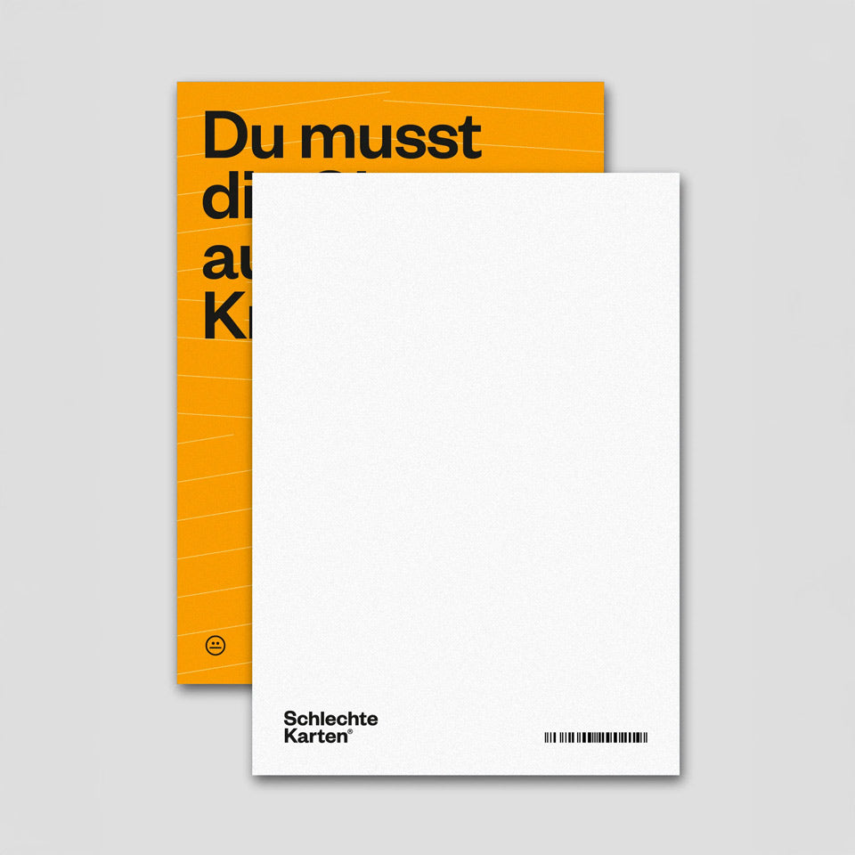 Schlechte Karten Postkarte Chance – Postkarten