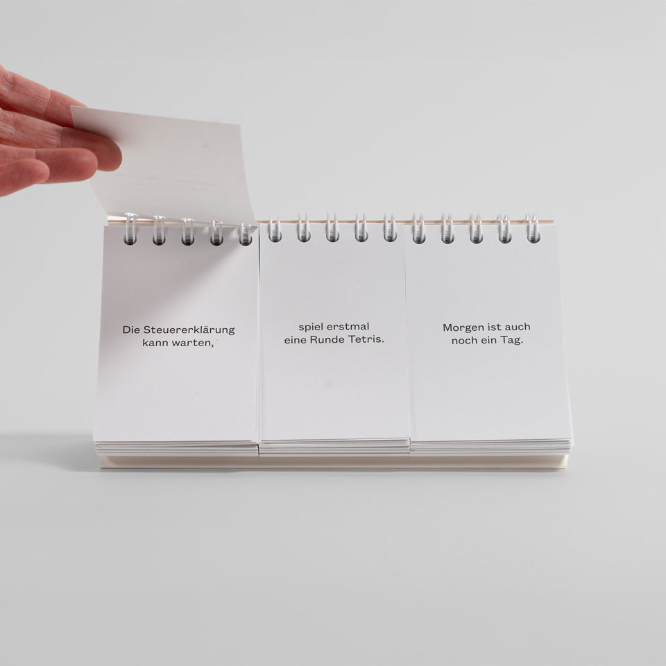 Schlechte Karten Der Prokrastinator – Tischkalender