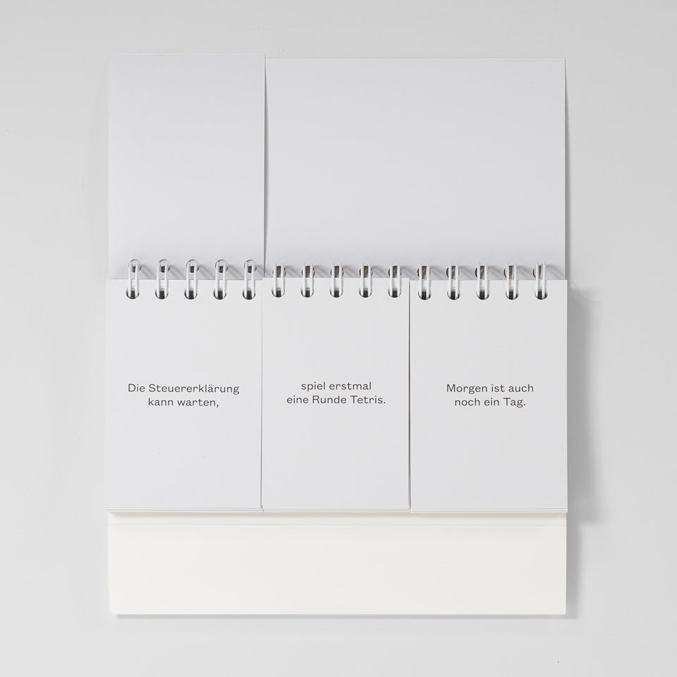 Schlechte Karten Der Prokrastinator – Tischkalender
