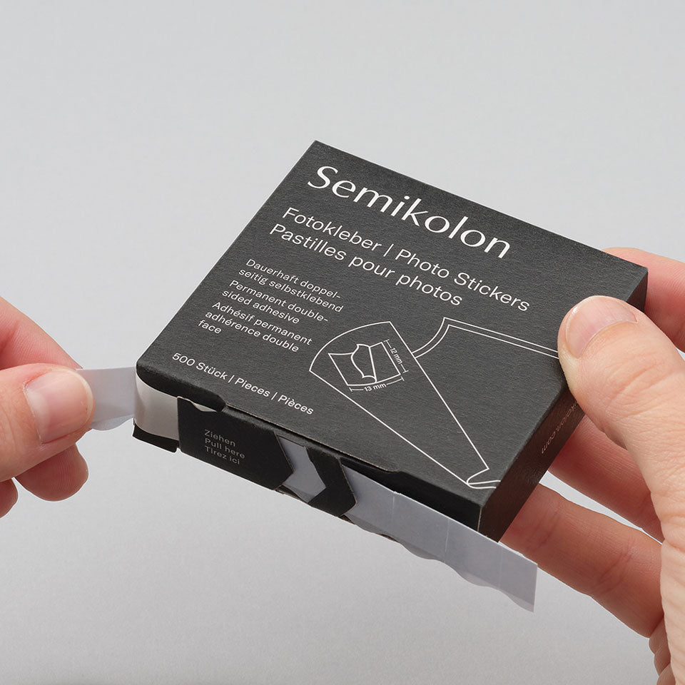 Semikolon doppelseitige Fotokleber – Fotoalben & Gästebücher