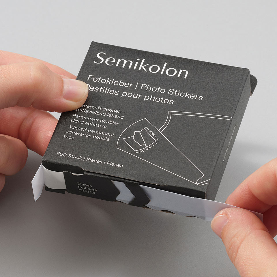 Semikolon doppelseitige Fotokleber – Fotoalben & Gästebücher
