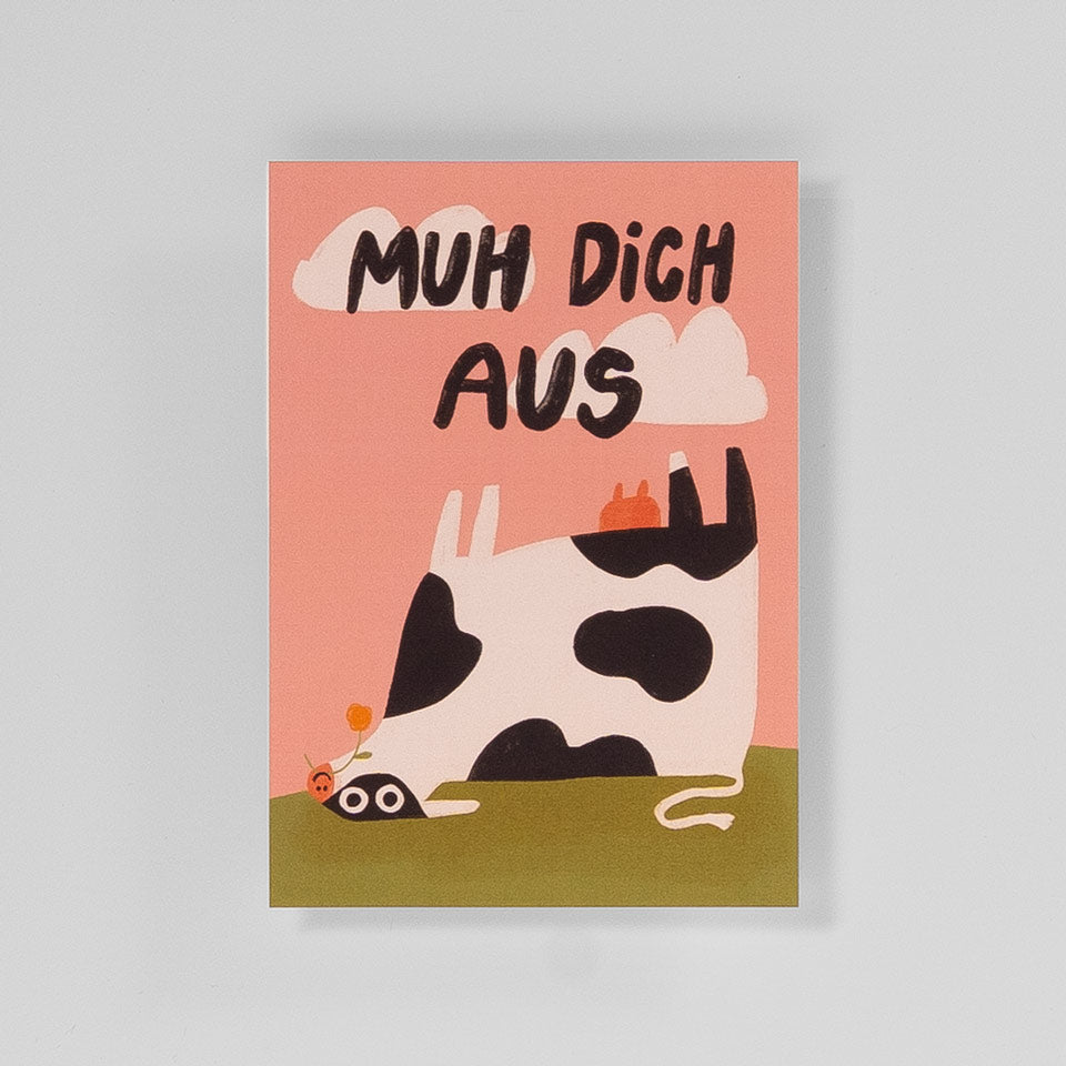 Slinga Postkarte Muh Dich Aus – Postkarten