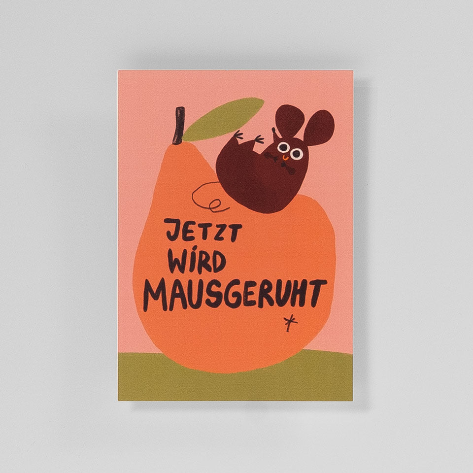 Slinga Postkarte Jetzt Wird Mausgeruht – Postkarten