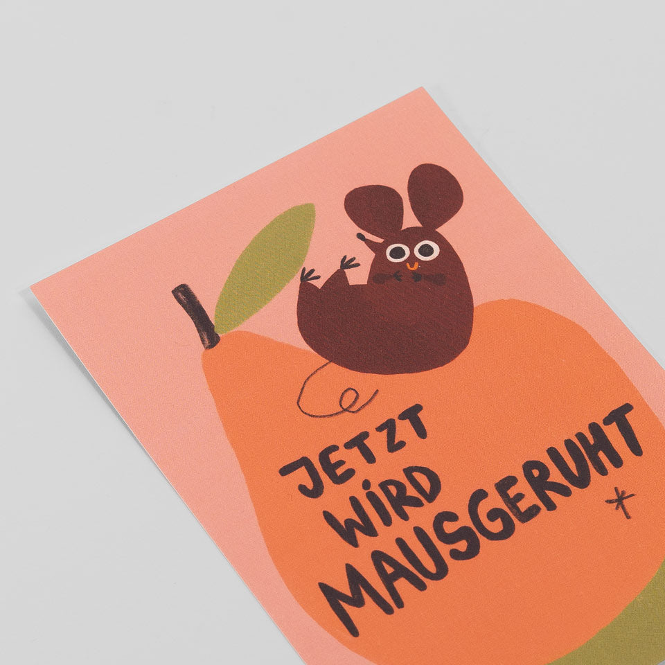 Slinga Postkarte Jetzt Wird Mausgeruht – Postkarten