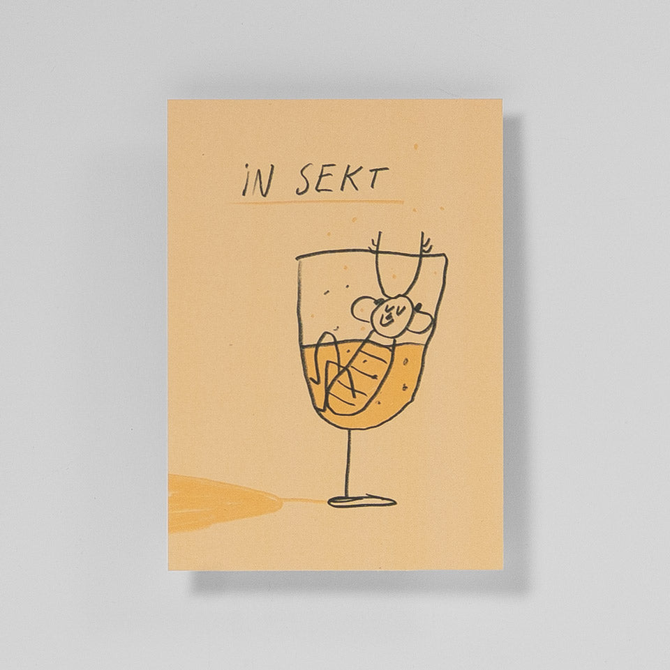 Slinga Postkarte In Sekt – Postkarten