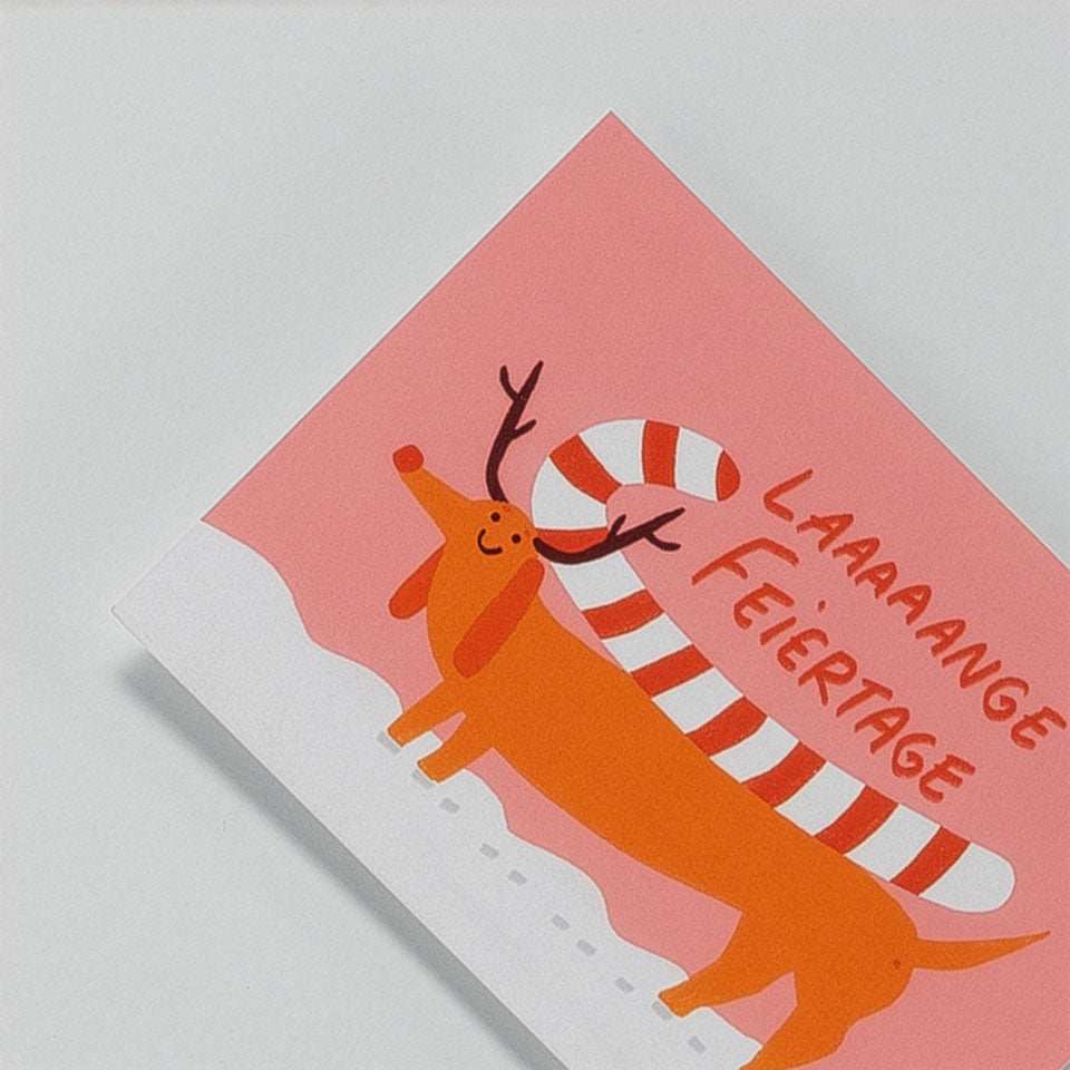 Slinga Weihnachtspostkarte Lange Feiertage – Postkarten