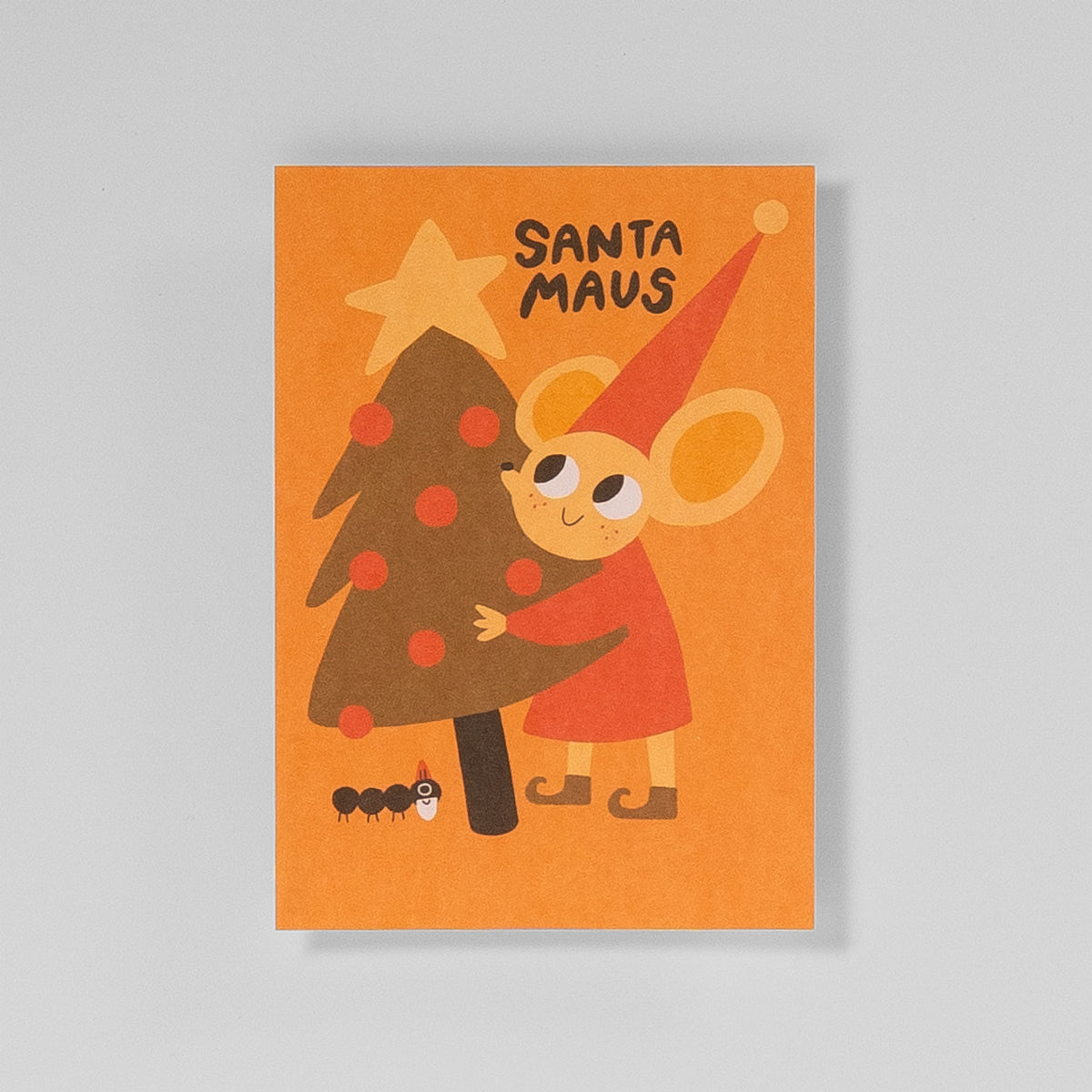 Slinga Postkarte „Santa Maus“ – Weihnachtskarte