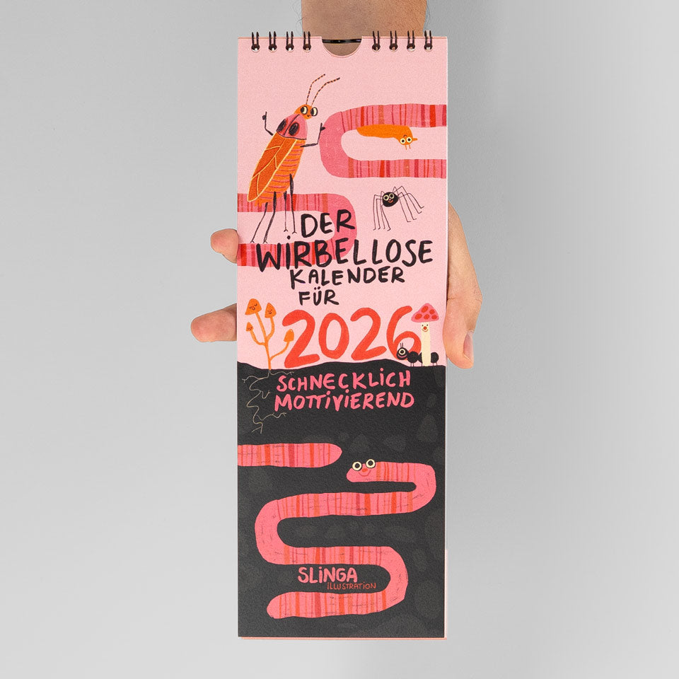 Slinga Der Wirbellose Kalender 2026 – Lustige Kalender