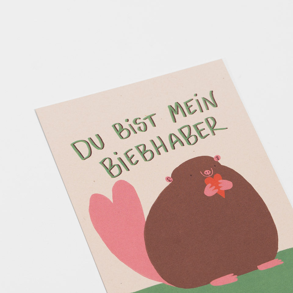 Slinga Postkarte Biebhaber – Postkarten