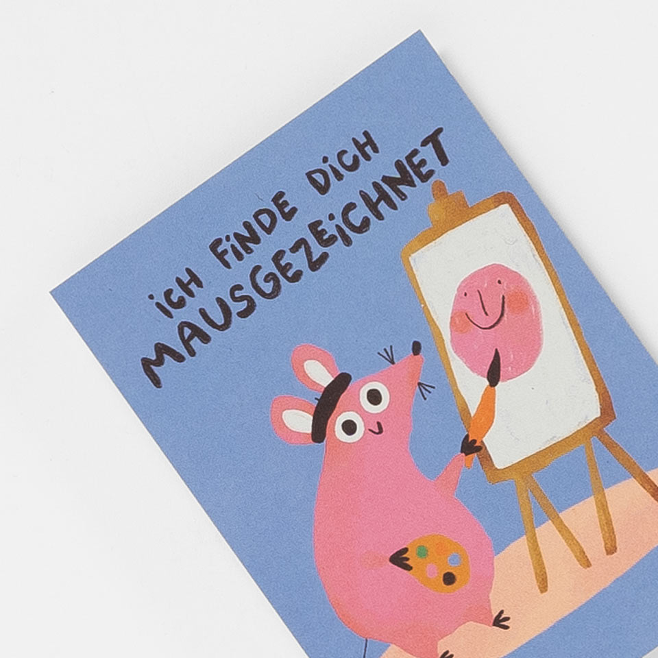Slinga Postkarte Mausgezeichnet – Postkarten