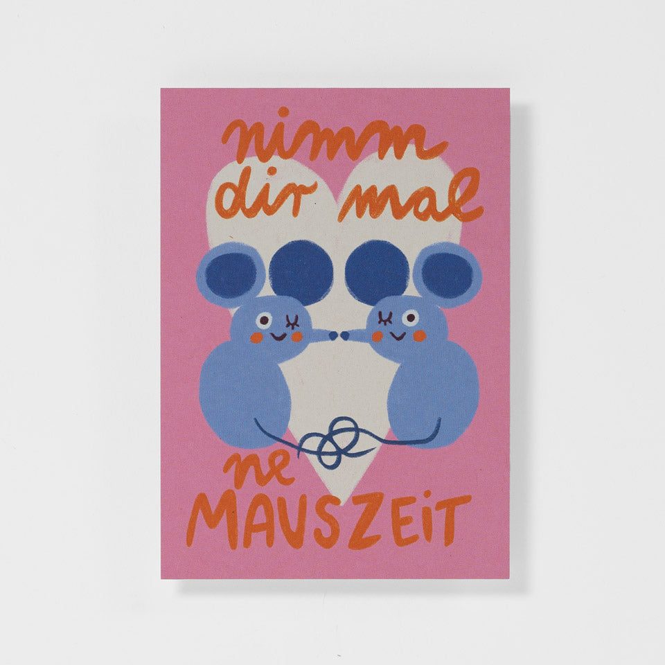 Slinga Postkarte Mauszeit – Postkarten