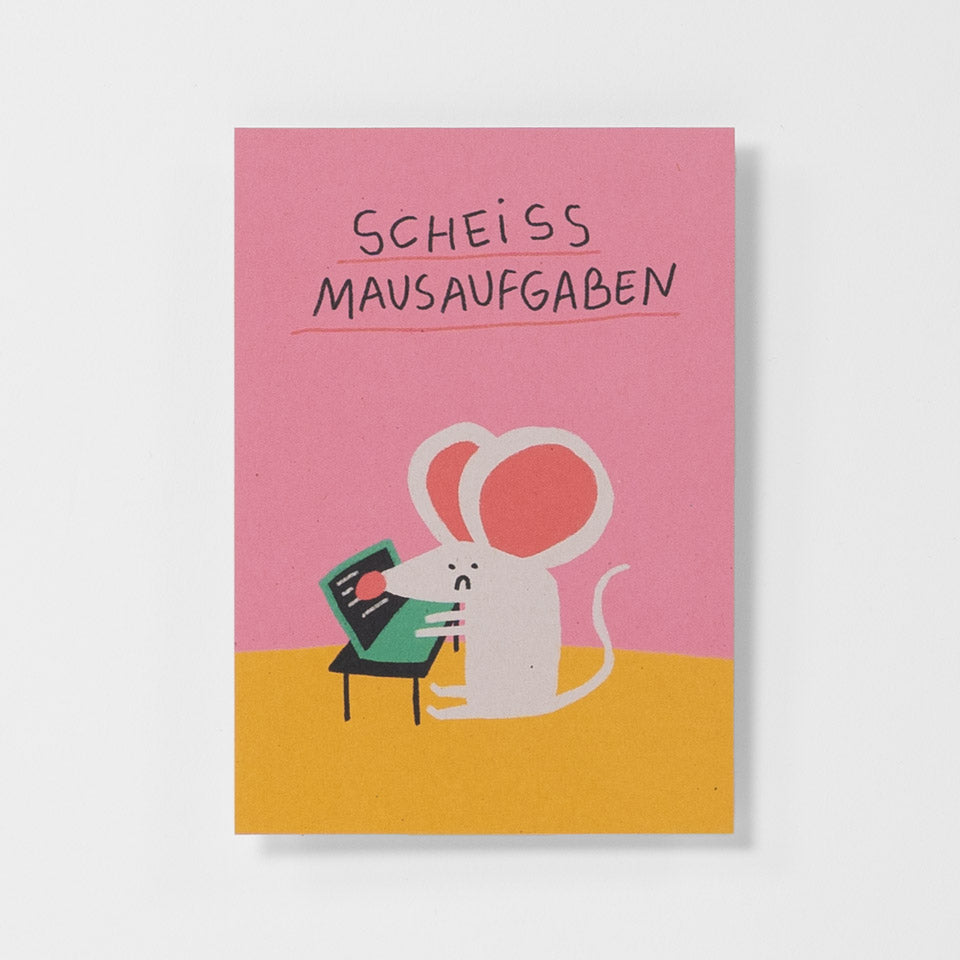 Slinga Postkarte Mausaufgaben – Postkarten