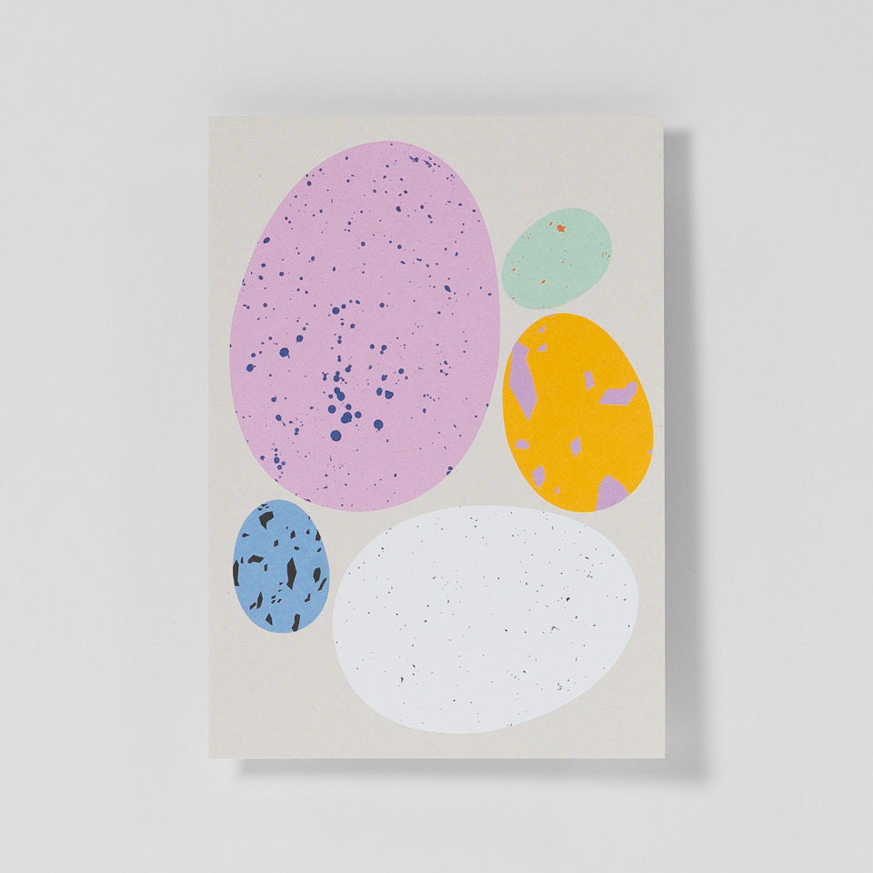 Studio Sandrine Postkarte Ostereier Sprenkel – Postkarten