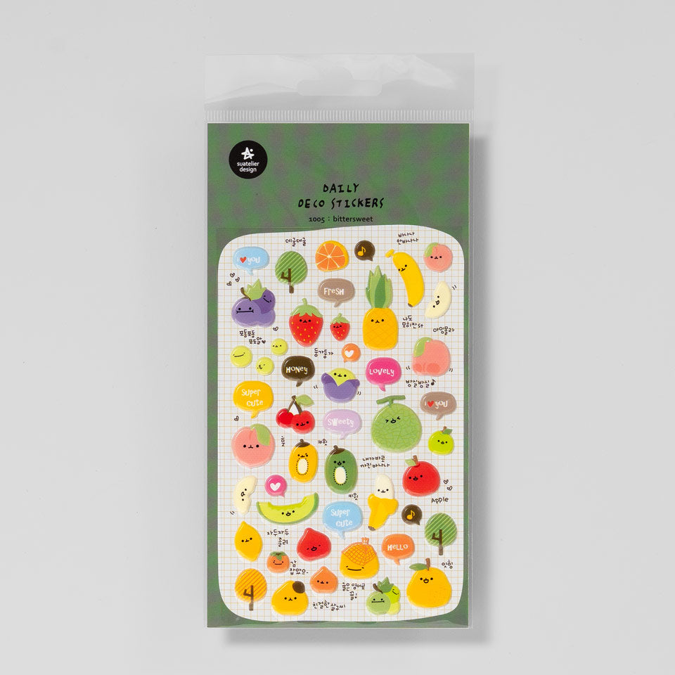 Suatelier Miniaufkleber 1005 Bittersweet Früchte – Sticky Notes & Sticker