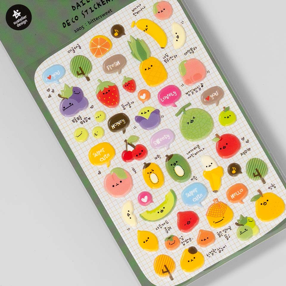 Suatelier Miniaufkleber 1005 Bittersweet Früchte – Sticky Notes & Sticker