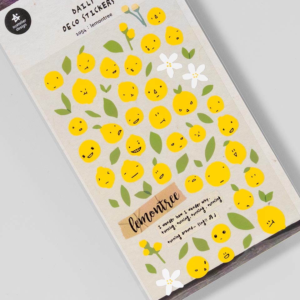 Suatelier Miniaufkleber 1054 Lemontree – Sticky Notes & Sticker