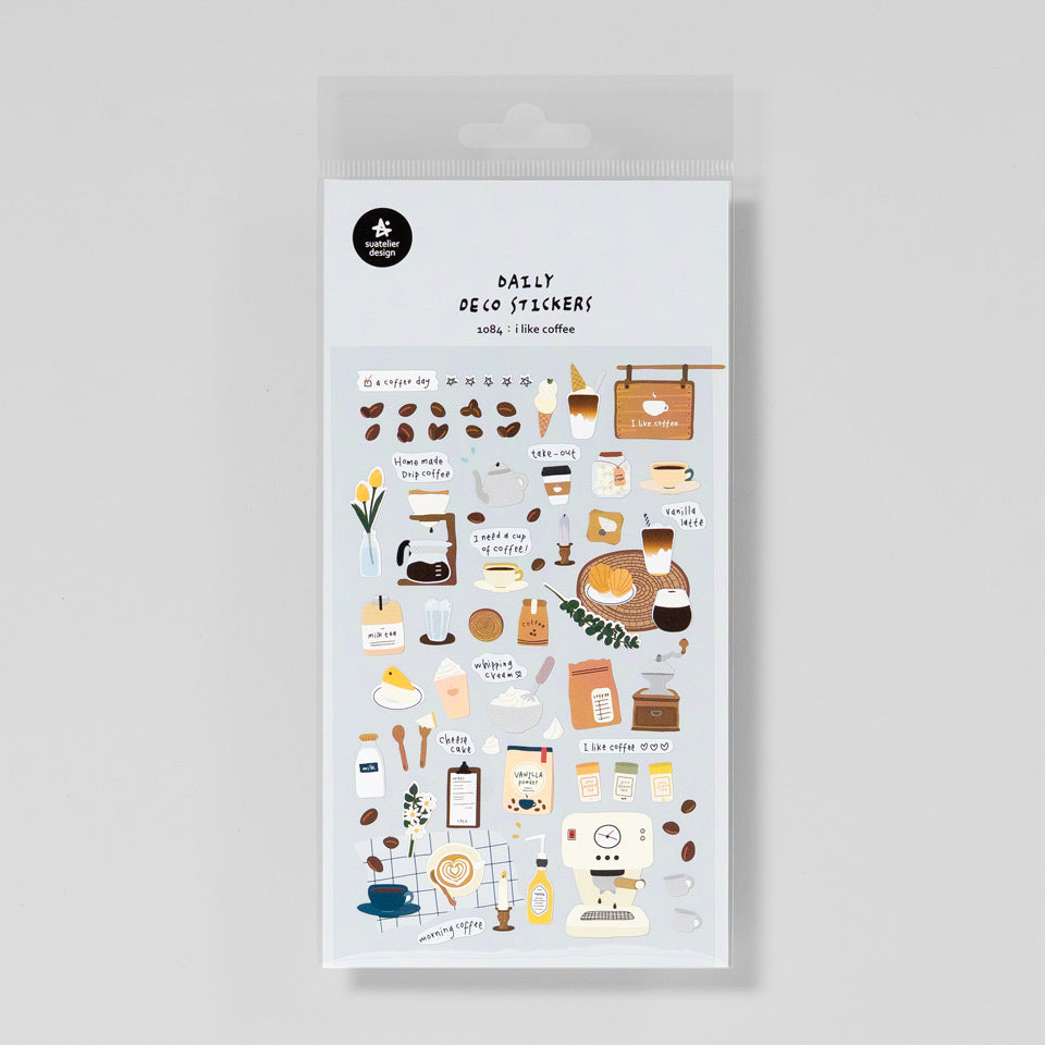 Suatelier Miniaufkleber 1084 I like Coffee – Sticky Notes & Sticker