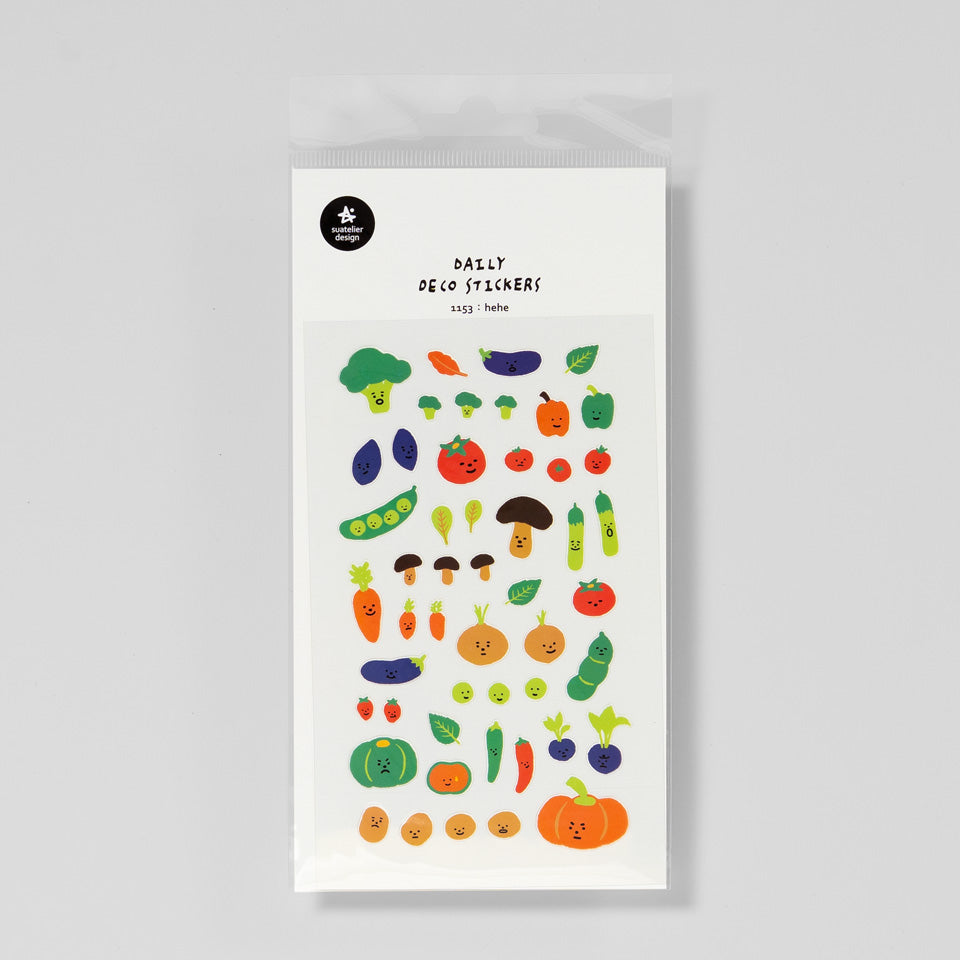 Suatelier Miniaufkleber 1153 Hehe Gemüse – Sticky Notes & Sticker