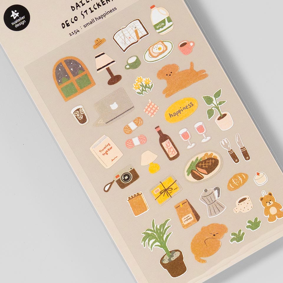 Suatelier Miniaufkleber 1154 Small Happiness – Sticky Notes & Sticker