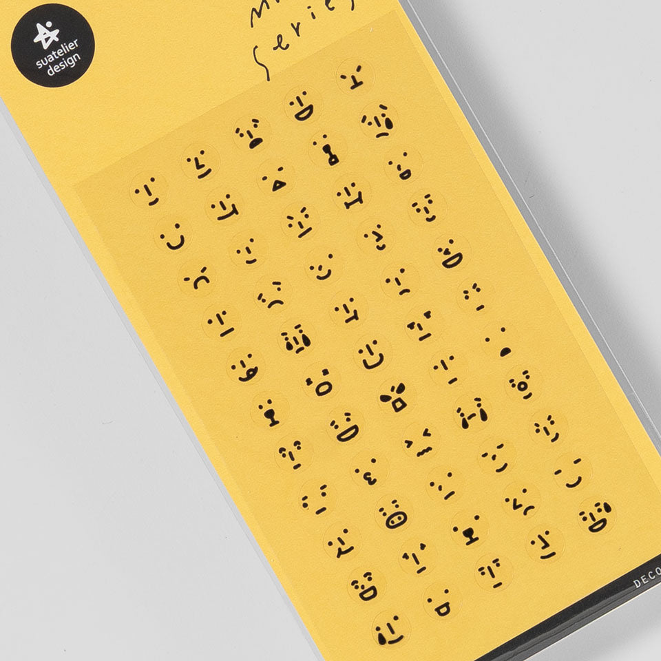 Suatelier Mini Series Aufkleber 105 Gesichter – Sticky Notes & Sticker