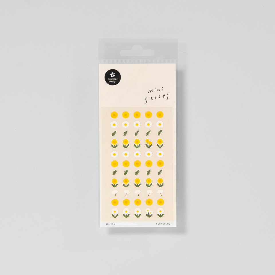 Suatelier Mini Series Aufkleber 115 Blumen – Sticky Notes & Sticker