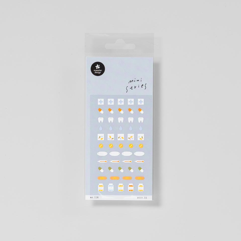 Suatelier Mini Series Aufkleber 118 Gesundheit – Sticky Notes & Sticker
