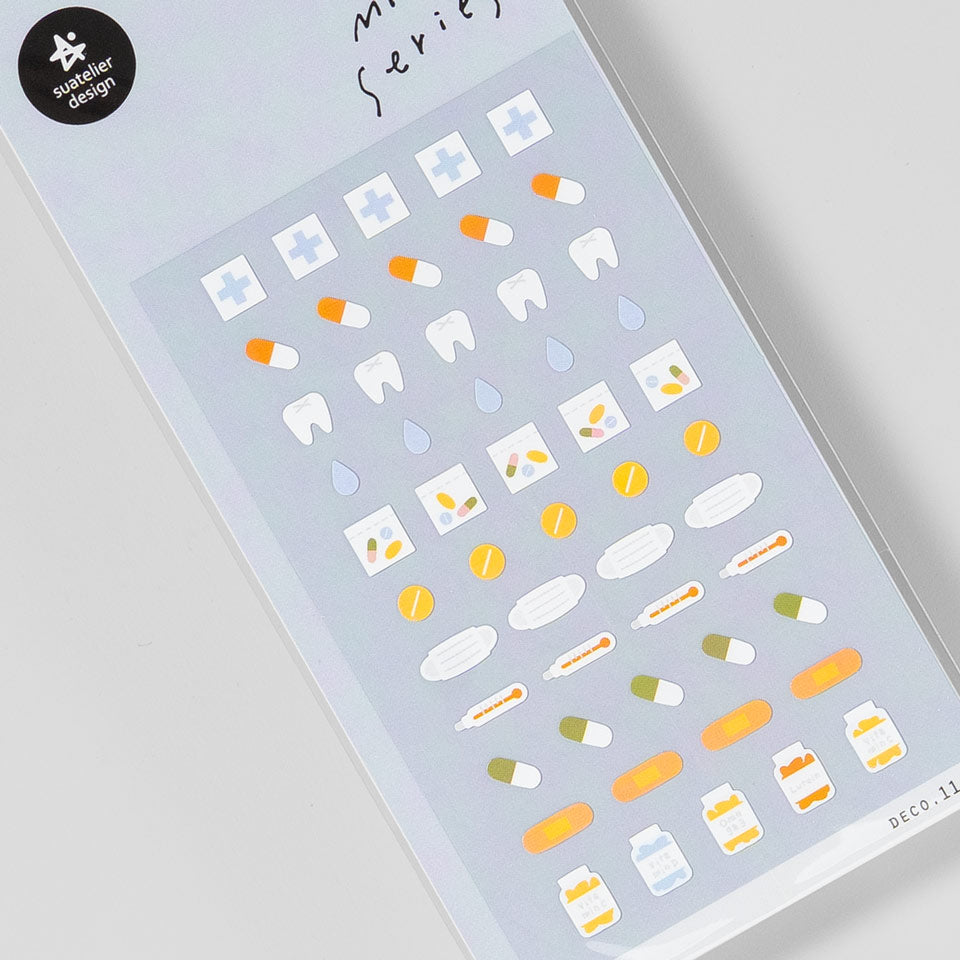 Suatelier Mini Series Aufkleber 118 Gesundheit – Sticky Notes & Sticker