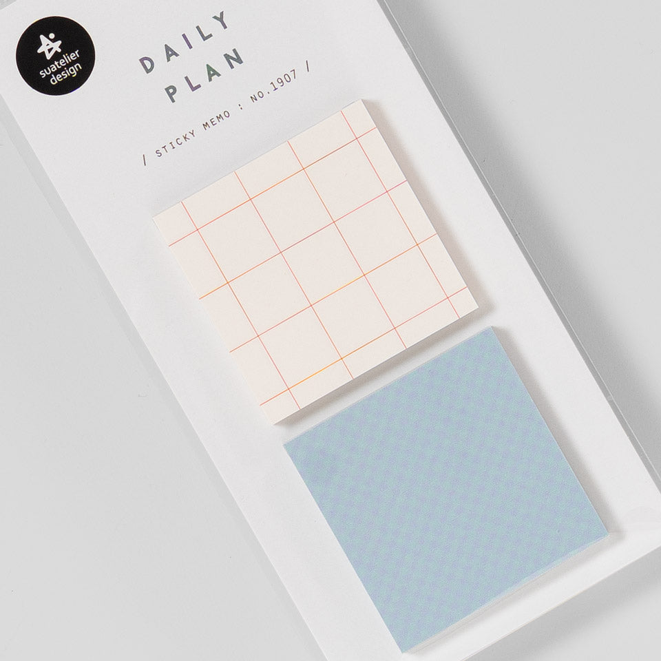 Suatelier Daily Plan Sticky Memo quadratisch 1907 – Sticky Notes & Sticker