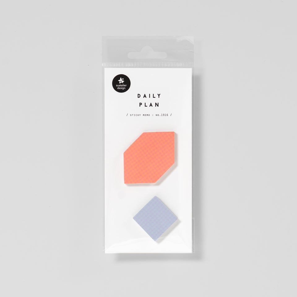 Suatelier Daily Plan Sticky Memo geometrisch 1916 – Sticky Notes & Sticker