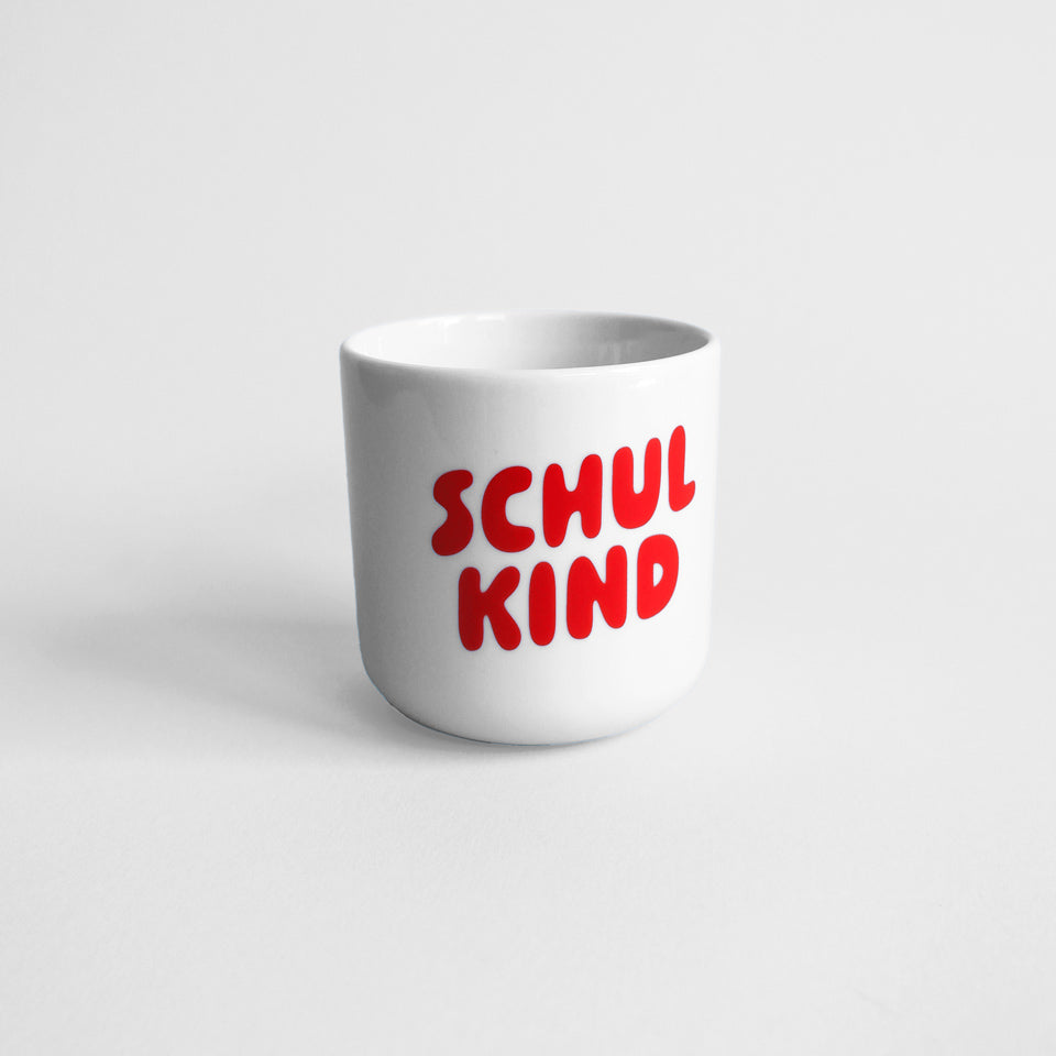 tinyday Becher Schulkind rot – Becher