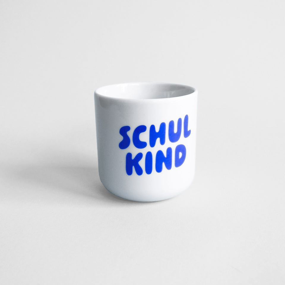 tinyday Becher Schulkind blau – Becher