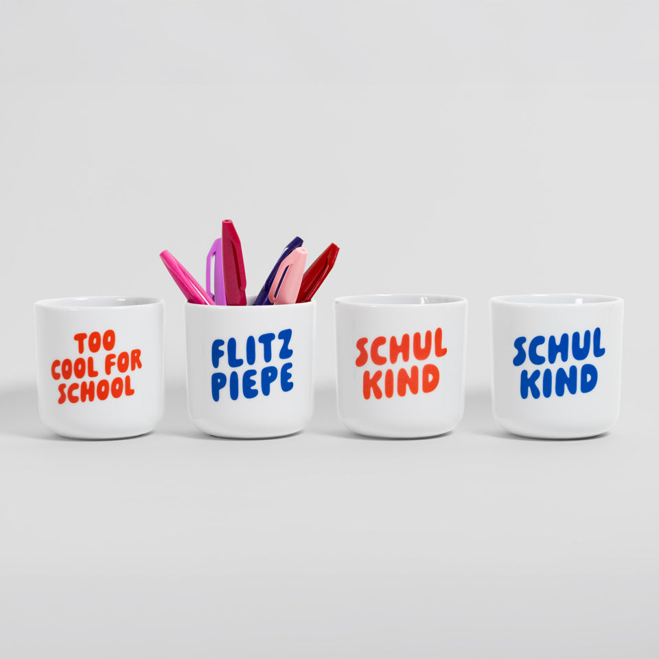 tinyday Becher Schulkind rot – Becher