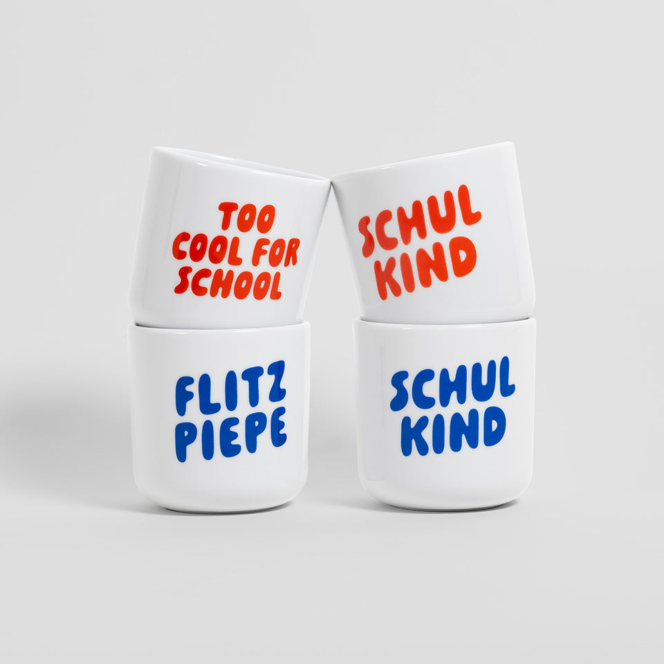 tinyday Becher Schulkind blau – Becher