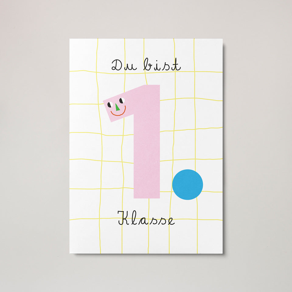 Unter Pinien Postkarte Du bist 1. Klasse – Postkarten