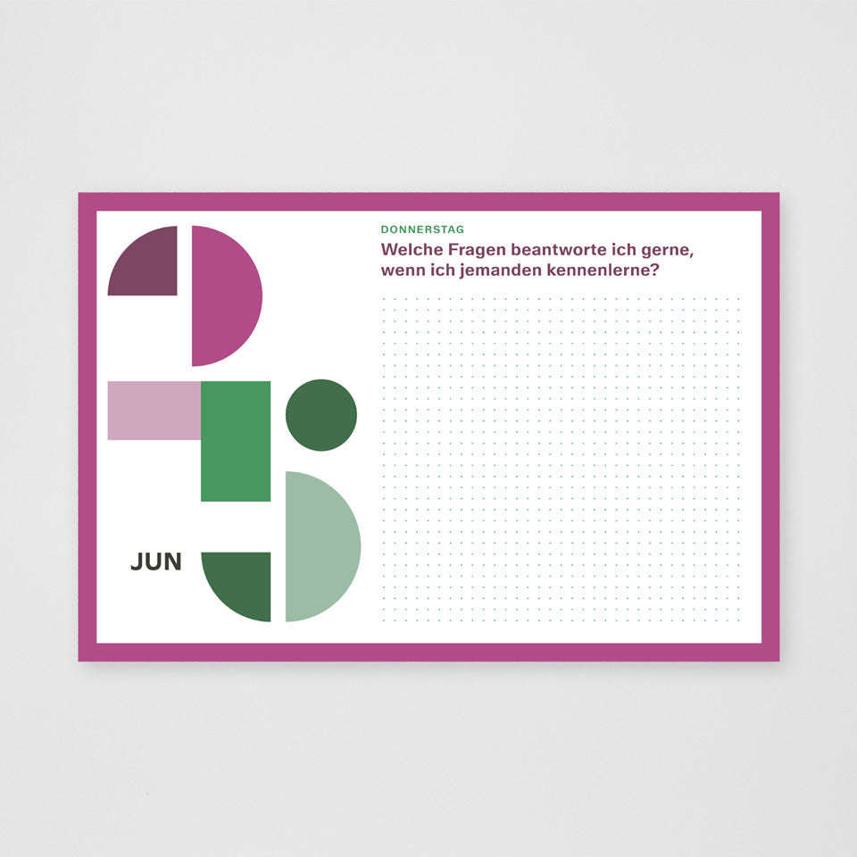 Journaling Kalender – 365 neue Seiten von dir