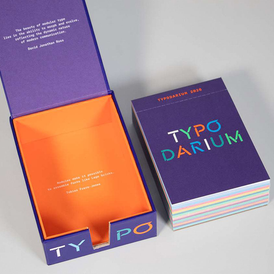 Verlag Hermann Schmidt Abreißkalender Typodarium 2026 – Tischkalender