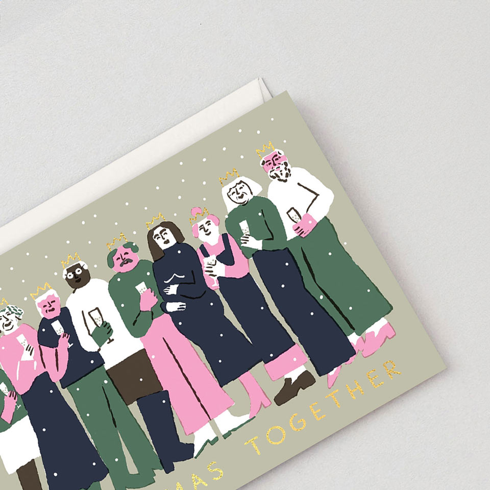 Wrap Weihnachtskarte Christmas Together – Grußkarten