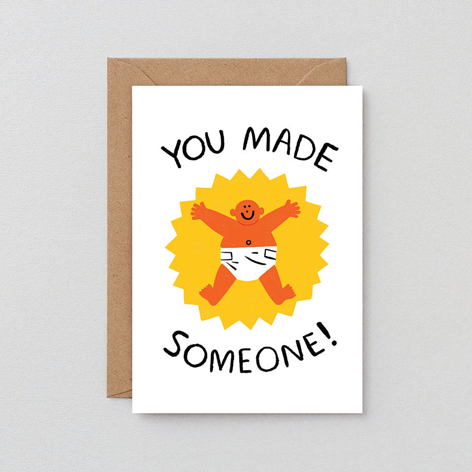 Wrap Geburtskarte You made someone – Grußkarten