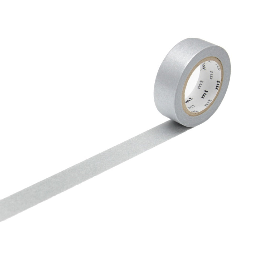 mt Masking Tape einfarbig in Silver, Aufsicht #Farbe_Silver