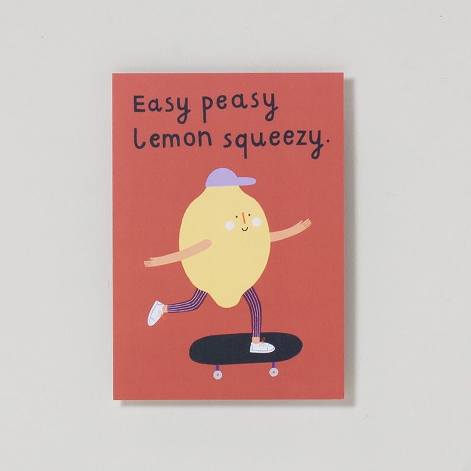 Anna Katharina Jansen Postkarte easy peasy lemon squeezy – Postkarten