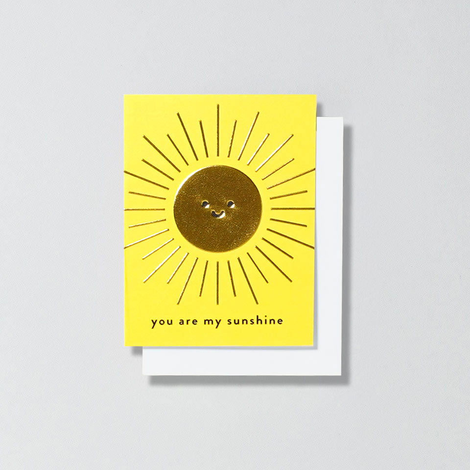 Lagom Minikarte You are my sunshine Sonne – Grußkarte
