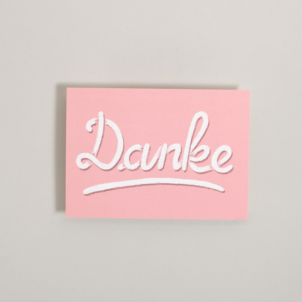 Katja Rub Postkarte Danke – Postkarte